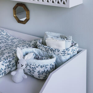 Quilted Storage Basket - Set of Two - Fiori