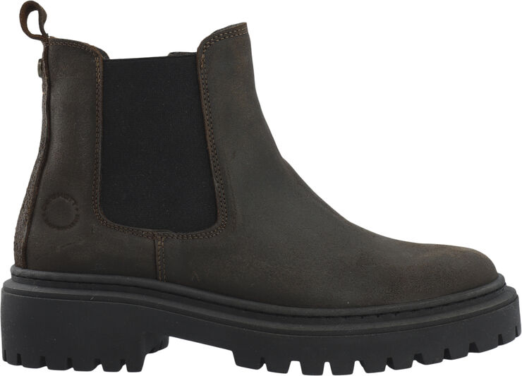 CASLEA Chelsea Boot W. Inside Zip Oil Suede