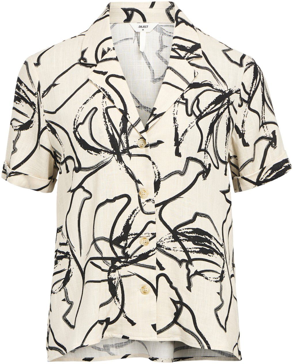 OBJSANNE S/S RE SHIRT AOP NOOS