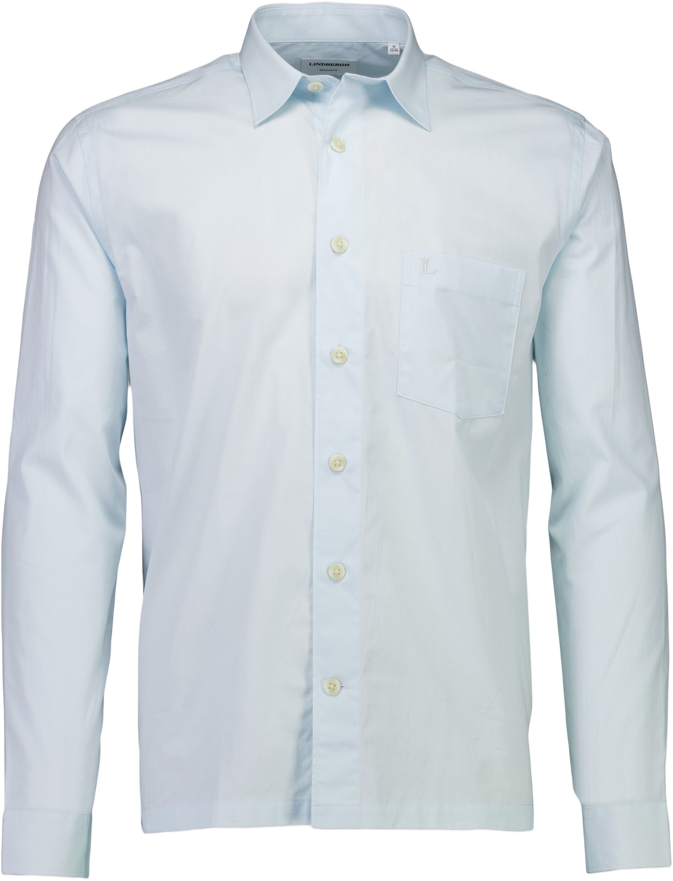 Straight hemline shirt L/S