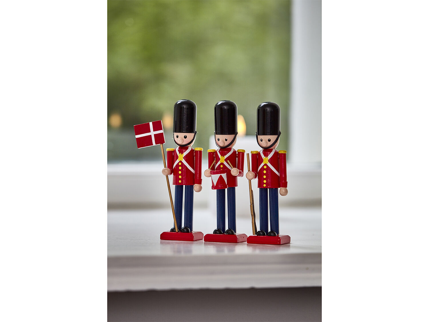 Garder 15 cm 3 st R&ouml;d/Svart Tr&auml;