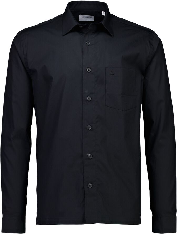Straight hemline shirt L/S