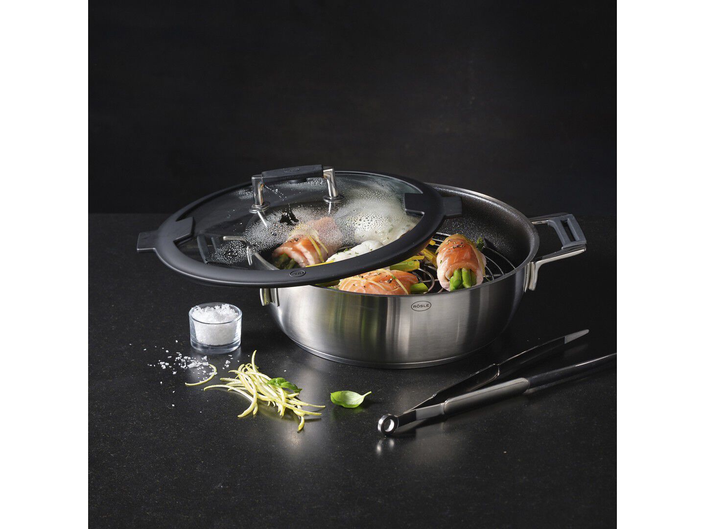 Stekpincett/matpincett 18 cm St&aring;l