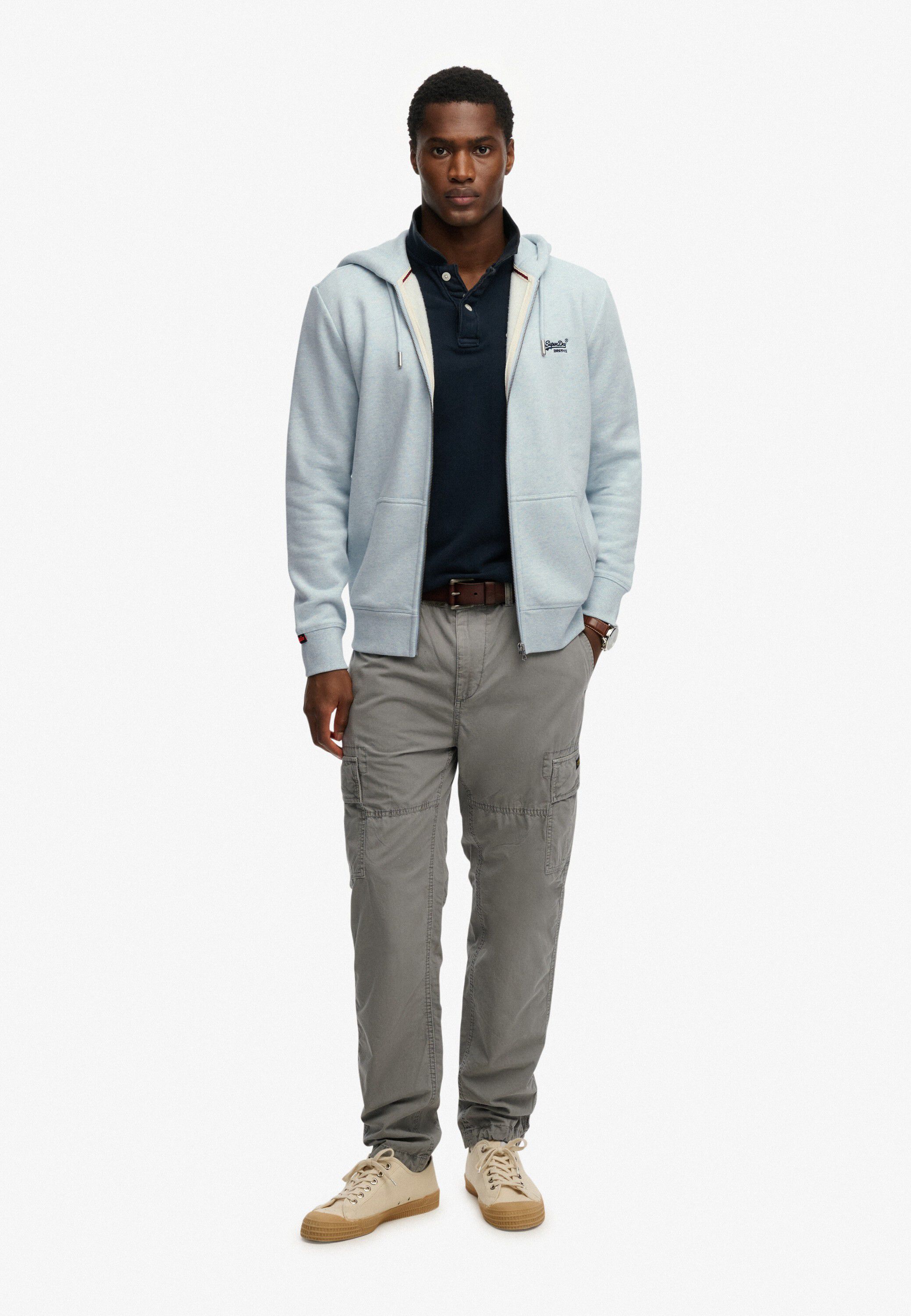 ESSENTIAL LOGO ZIP HOODIE HB