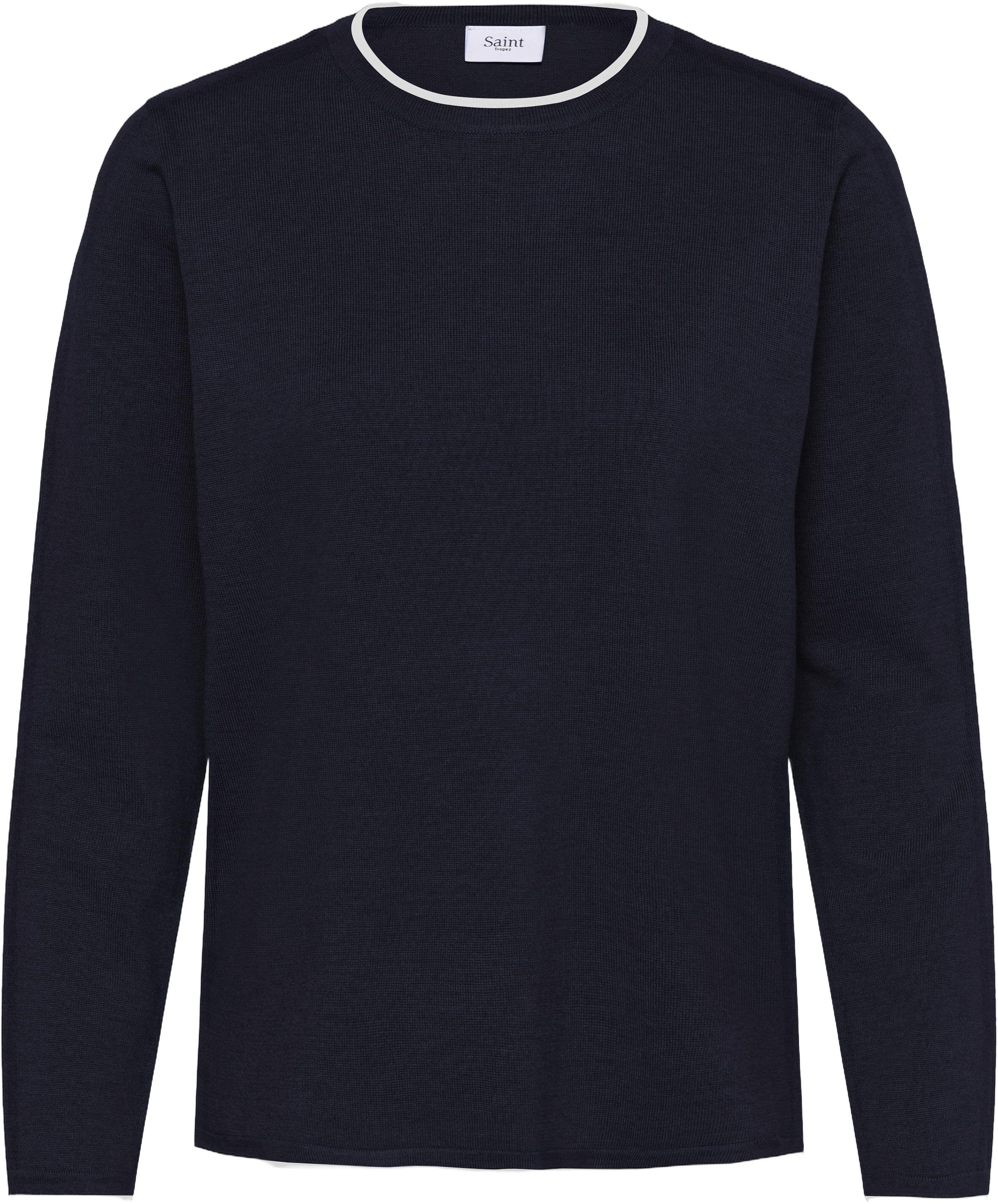 MilaSZ LS Contrast Pullover
