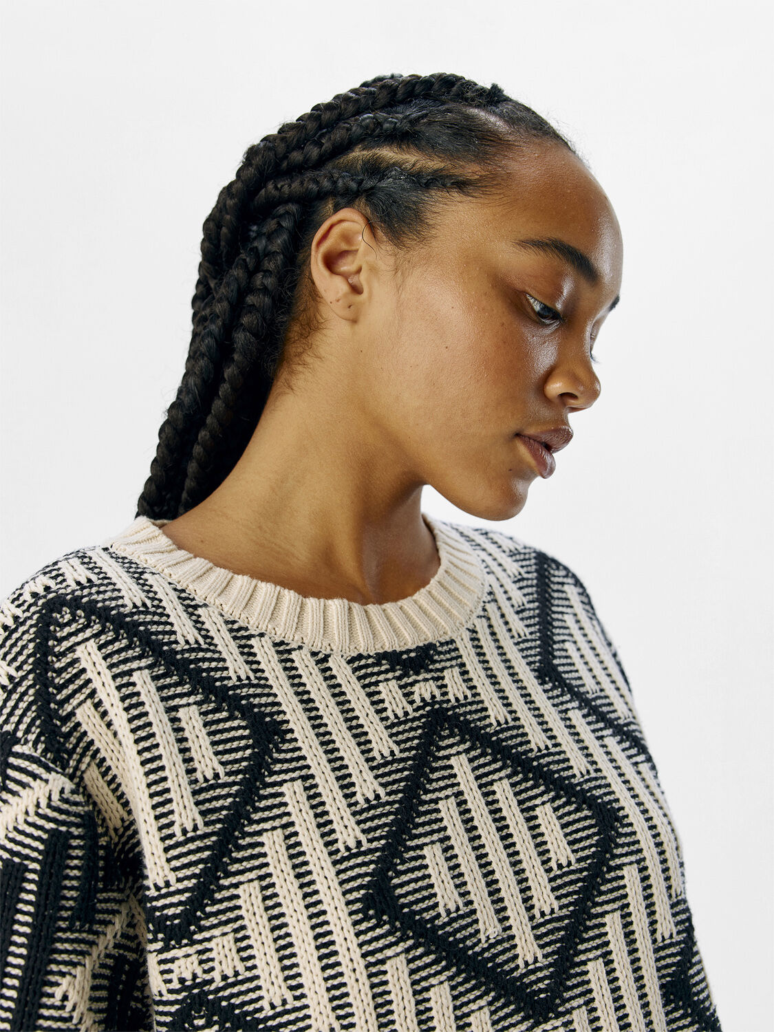 OBJFERKA RE L/S KNIT PULLOVER 137