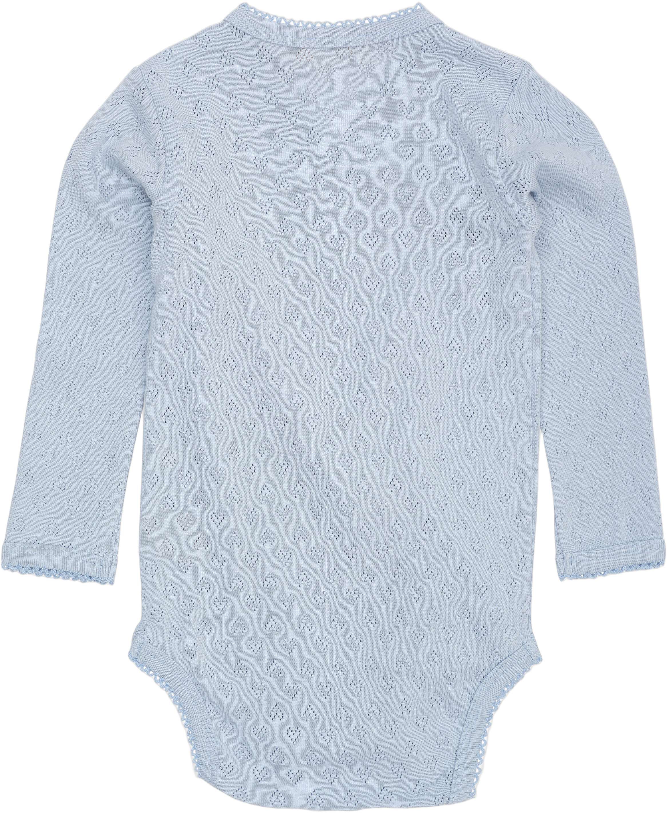 POINTELLE HEART CROSSOVER BODY LS