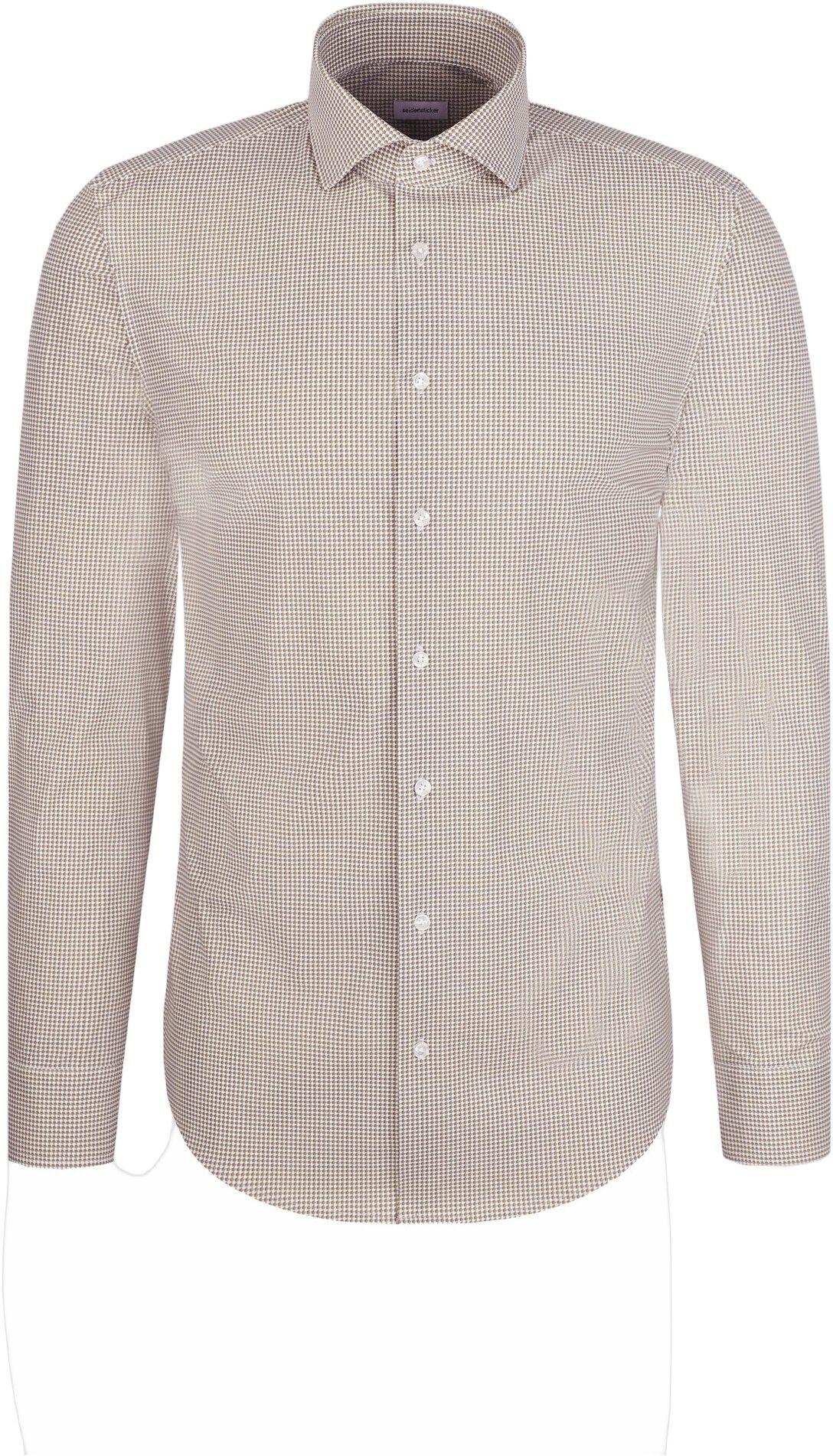 Performance shirt Slim 1/1 Kent-Collar Print