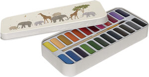 WATER COLORS TIN BOX