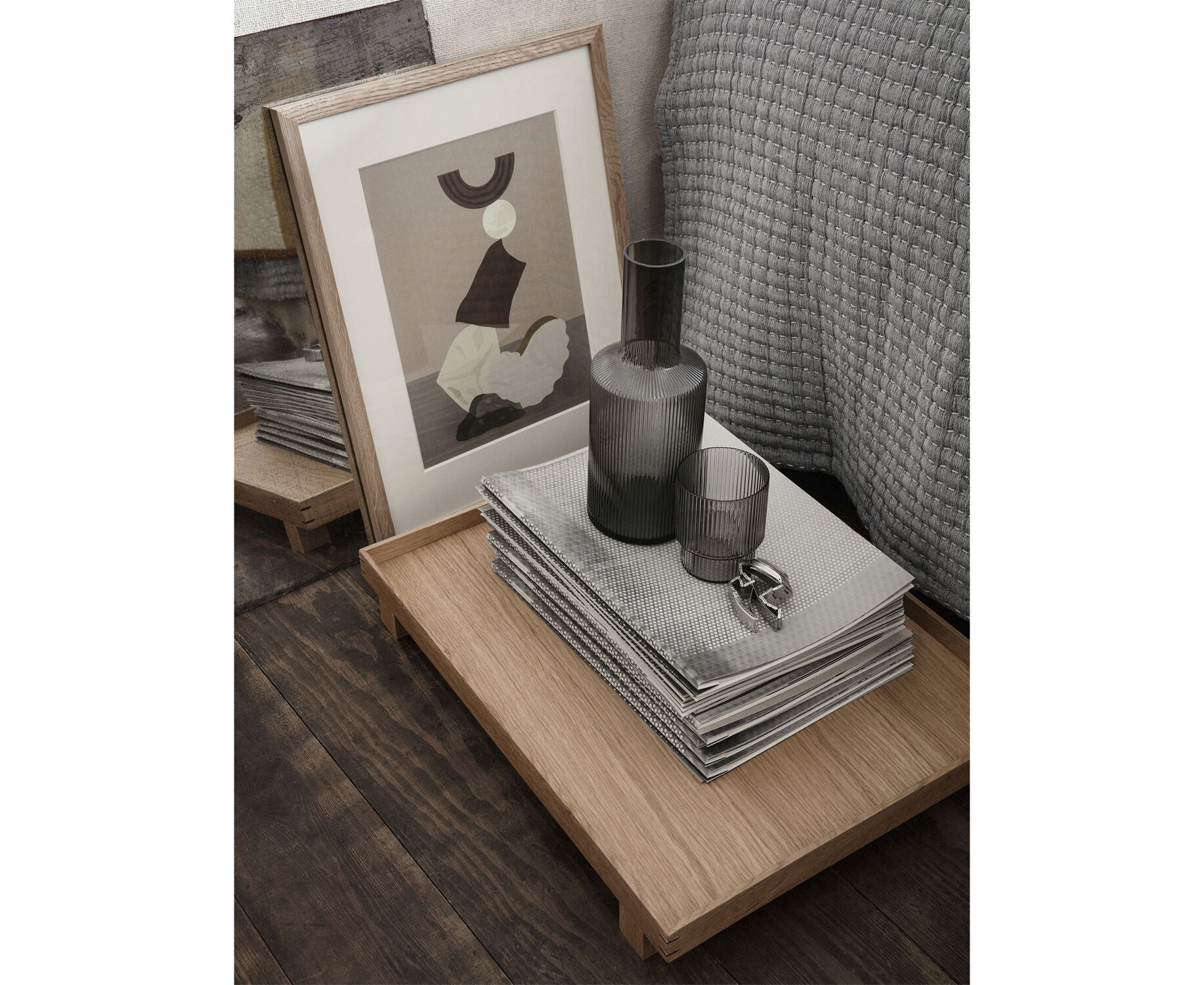 Bon WoodenTray Large - Oak