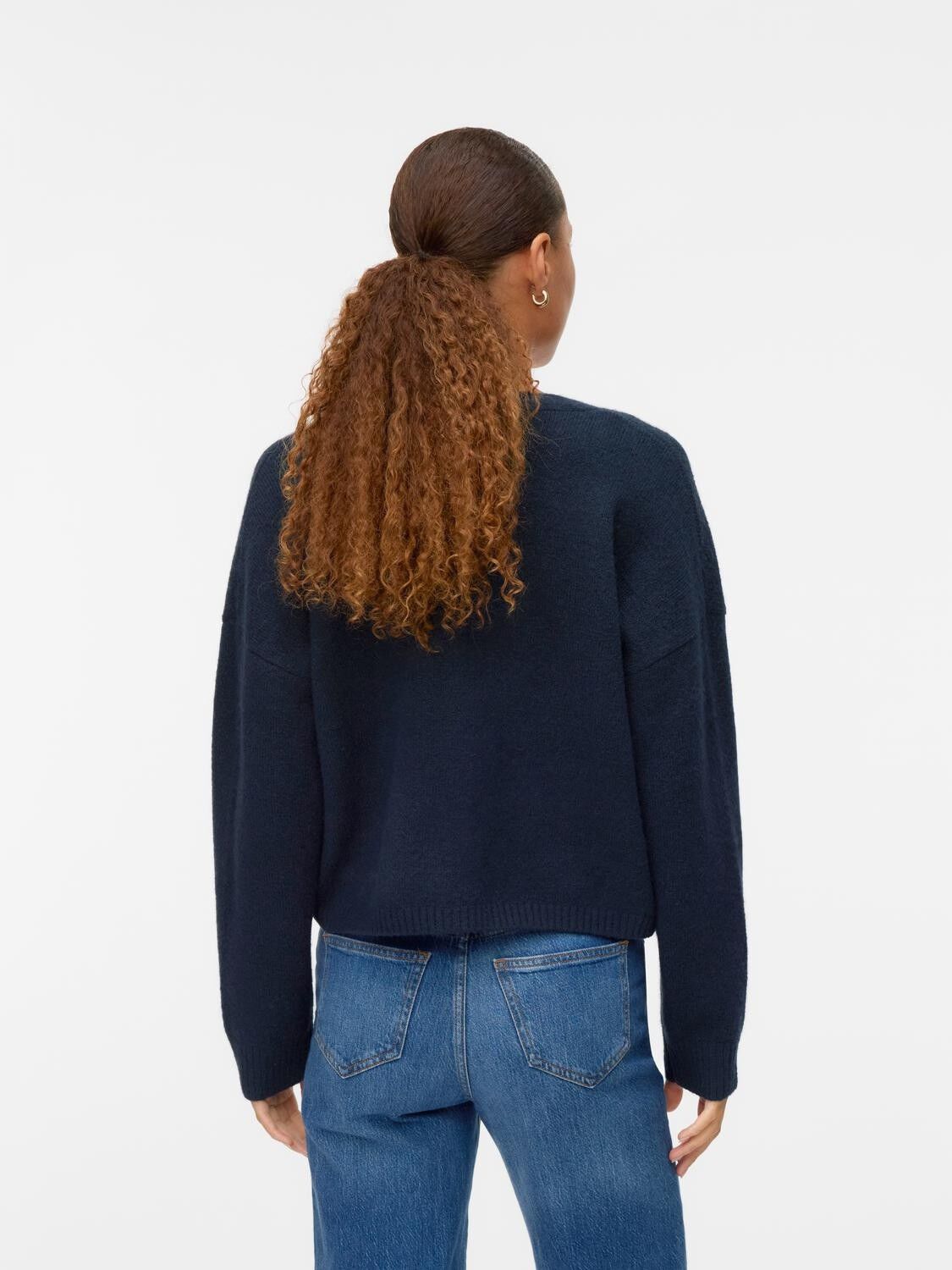 AWGEMMA LS V-NECK KNIT CARDIGAN NOO