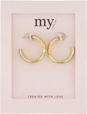 Small hoop earrings