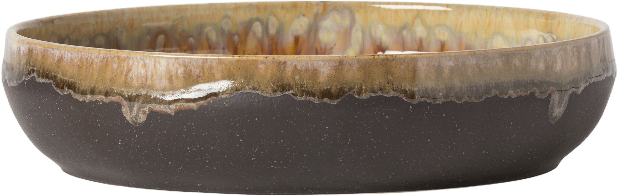 Tallrik Poterie 20,5 x 2,8 cm Mokka Stengods