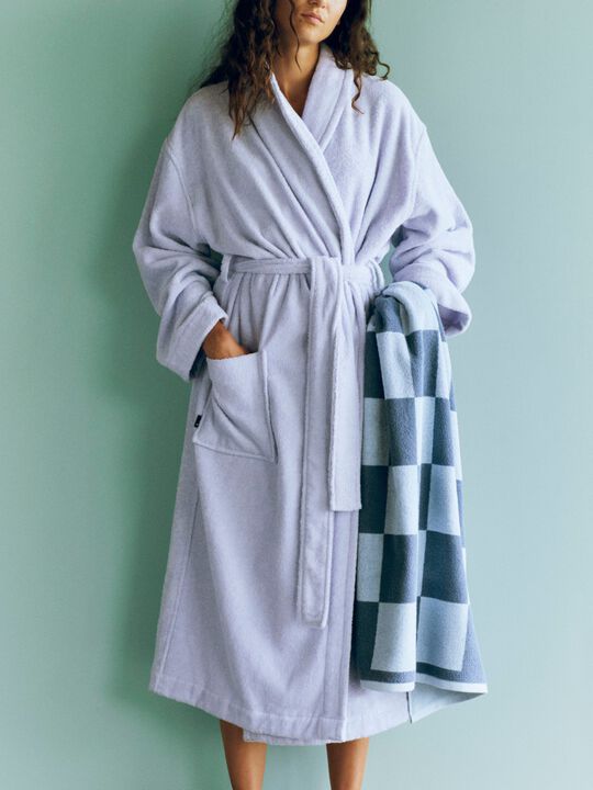 Mono Bathrobe-M/L-Lavender