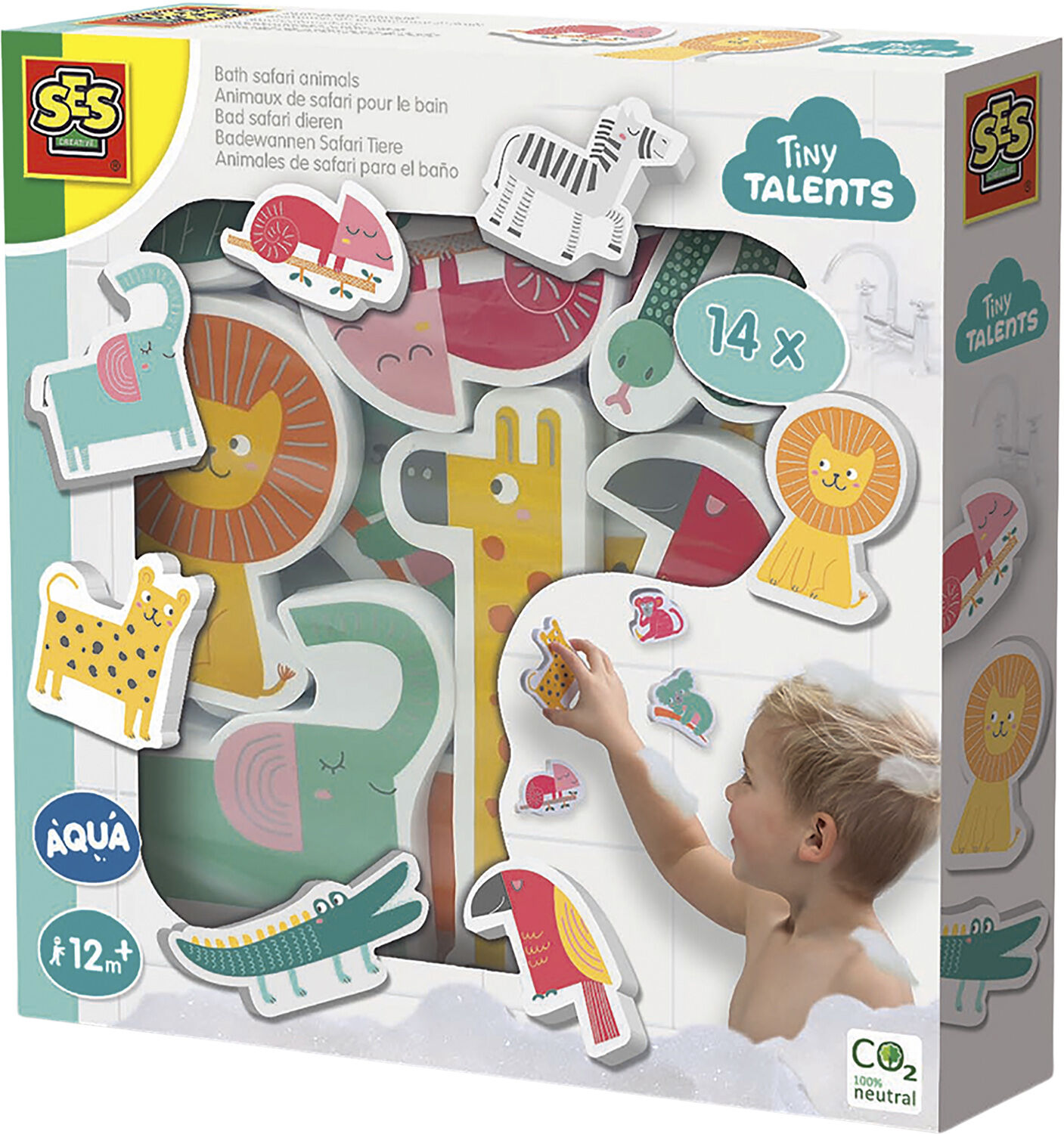 SES Creative - Badeleg - Skumdyr til v&aelig;ggen