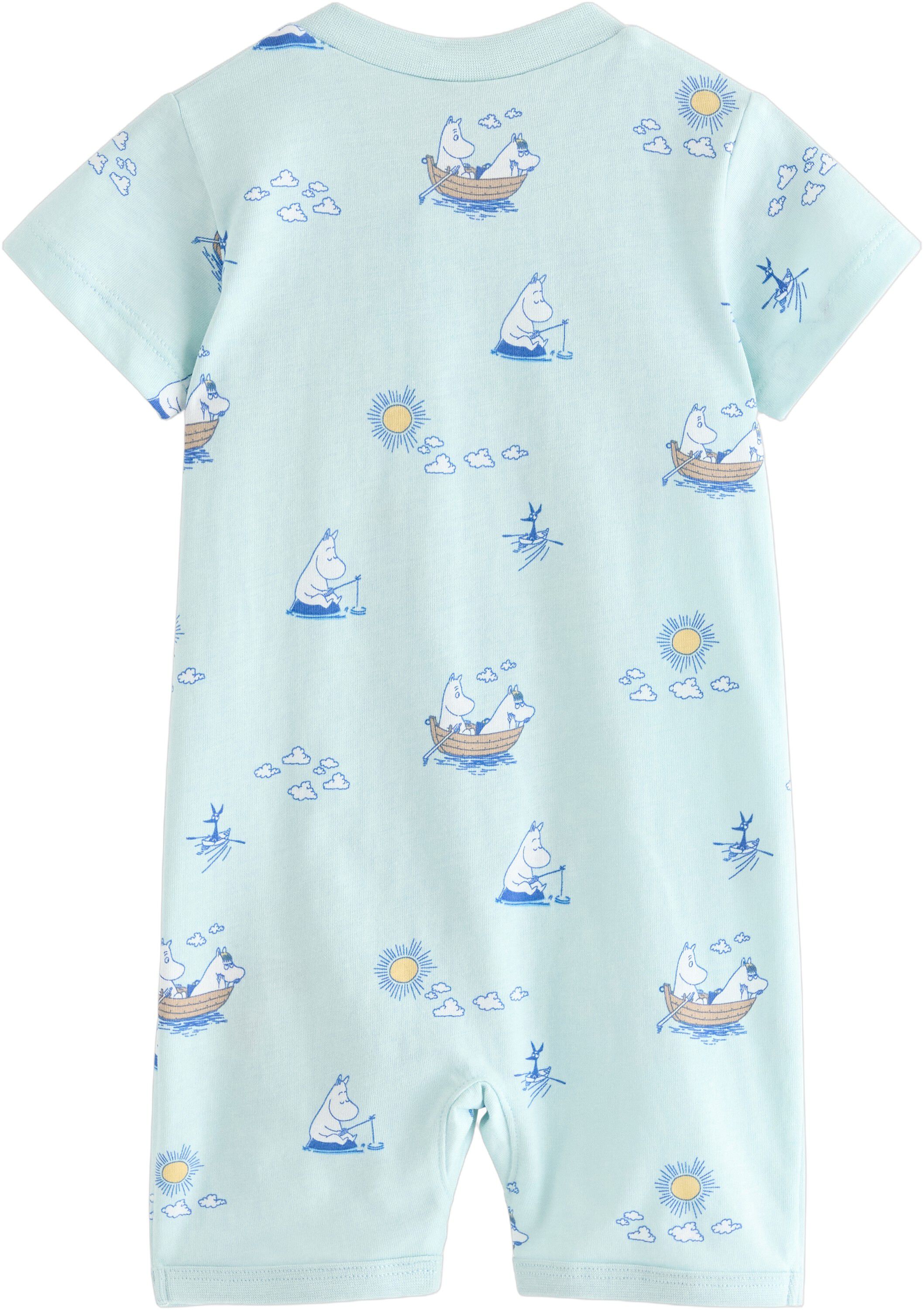 Cosy pyjama romper in soft cotton w