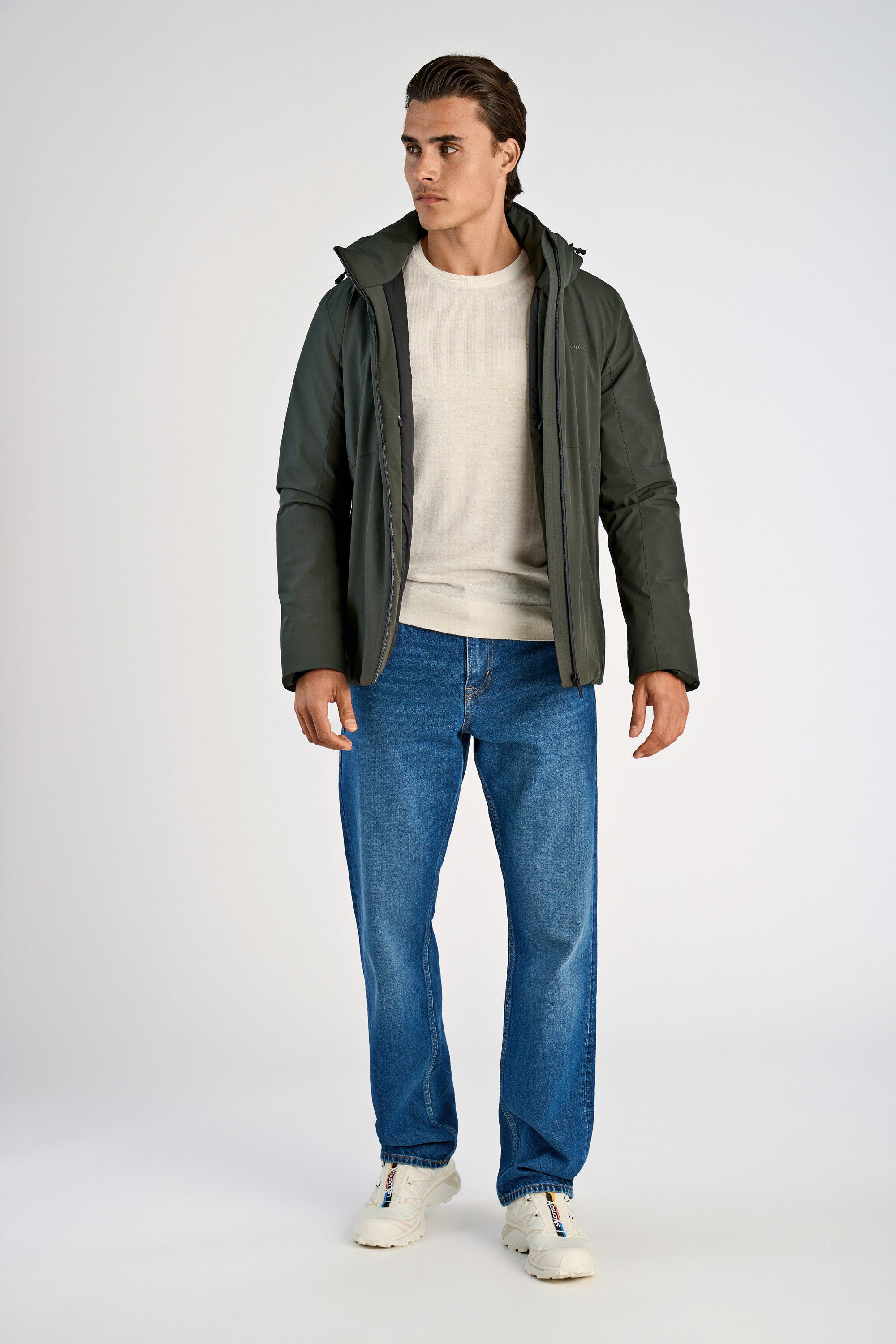 Short parka jacket