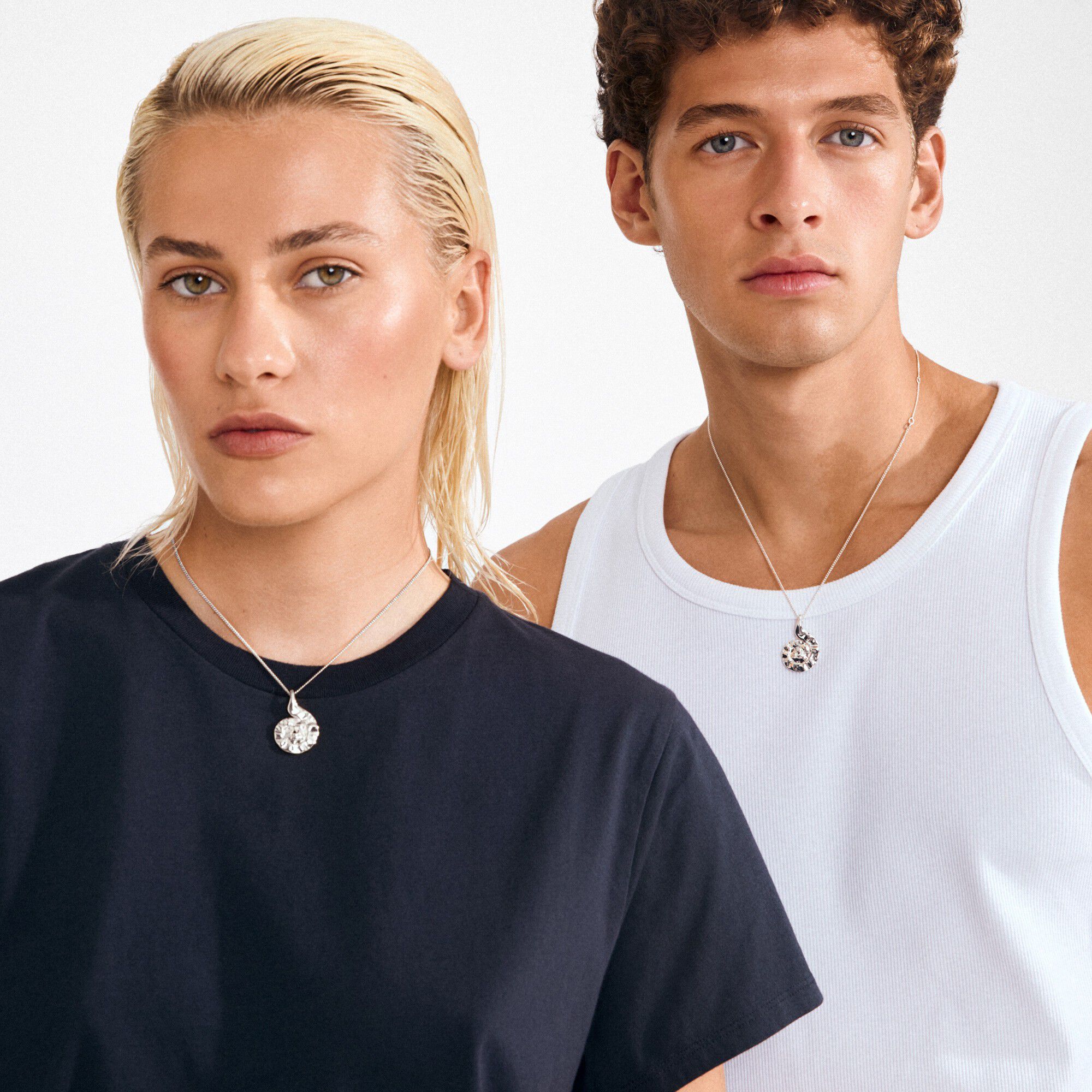 HAZE necklace silver-plated