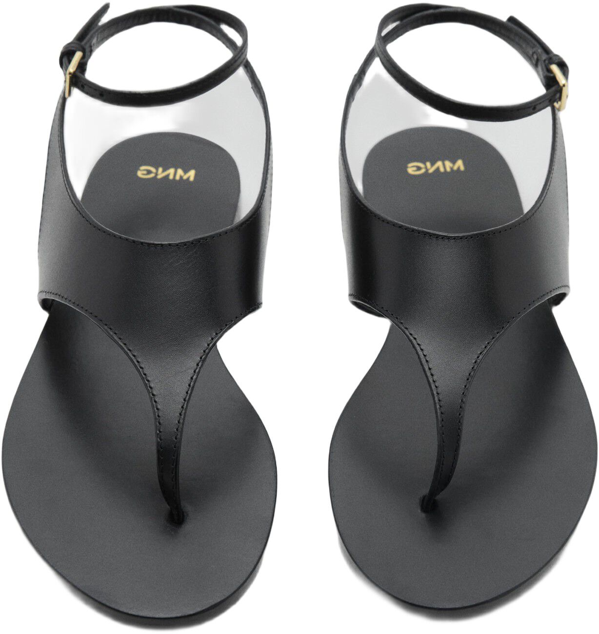 Leather straps sandals