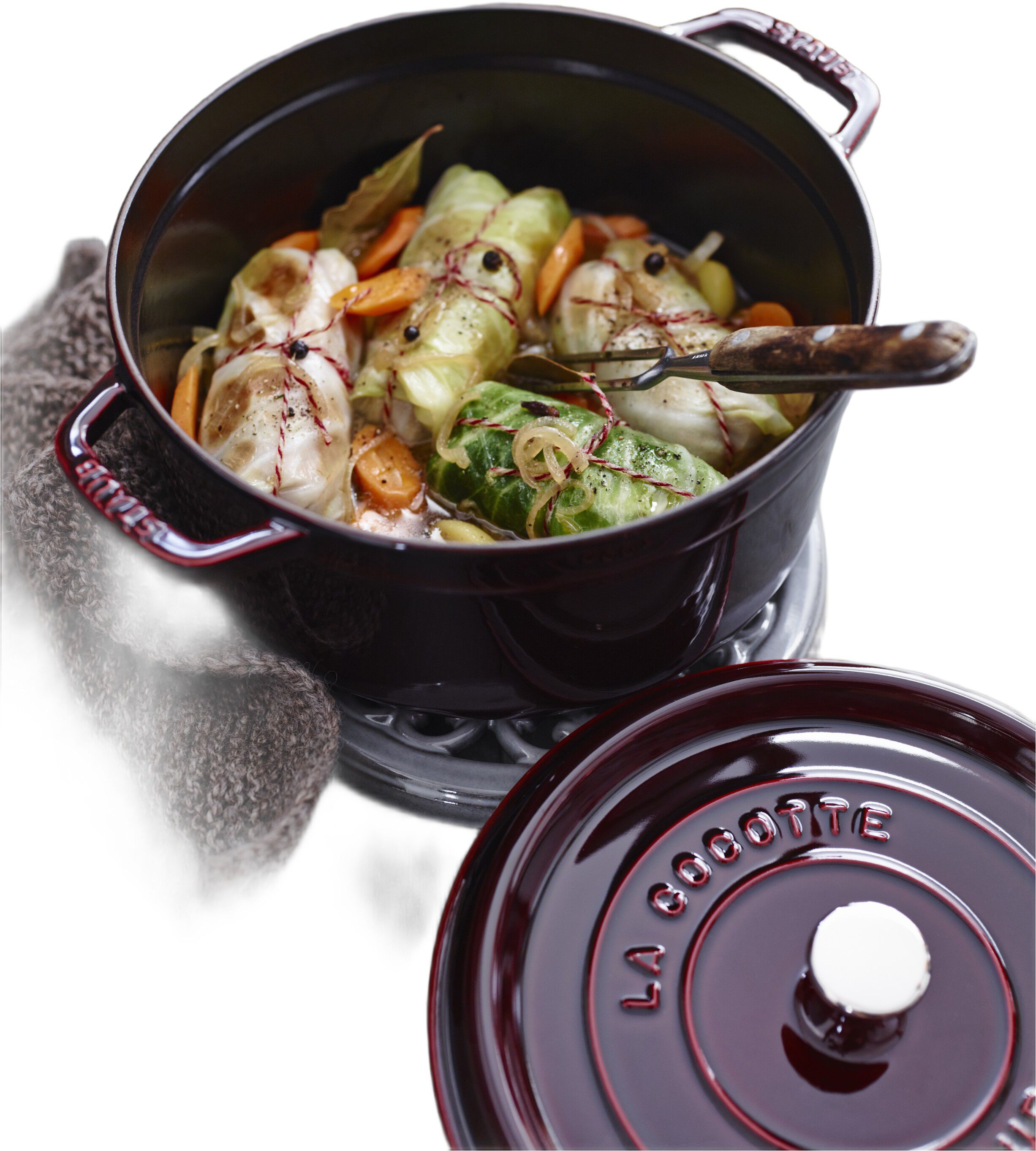 Gryta 26 GrenR&ouml; Rund Gjutj&auml;rn