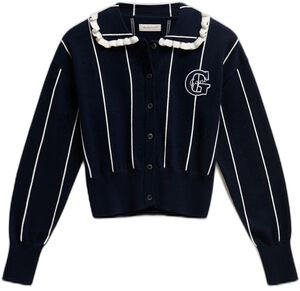 Striped Knitted Cardigan