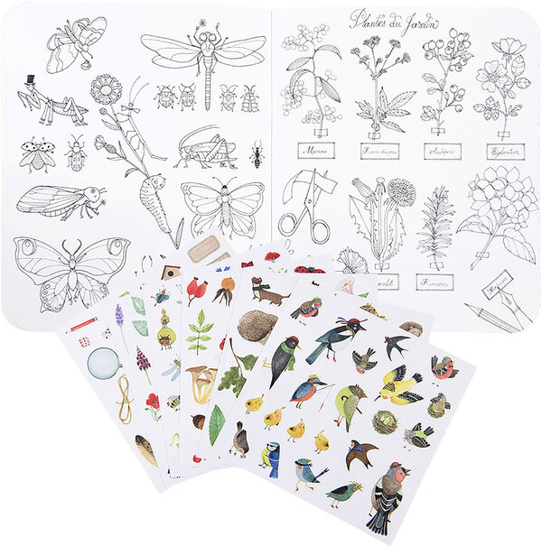 Moulin Roty - Klistermærkebog - Botaniker