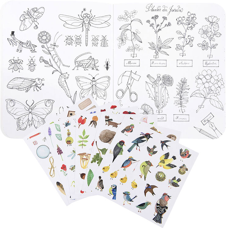 Moulin Roty - Klistermærkebog - Botaniker