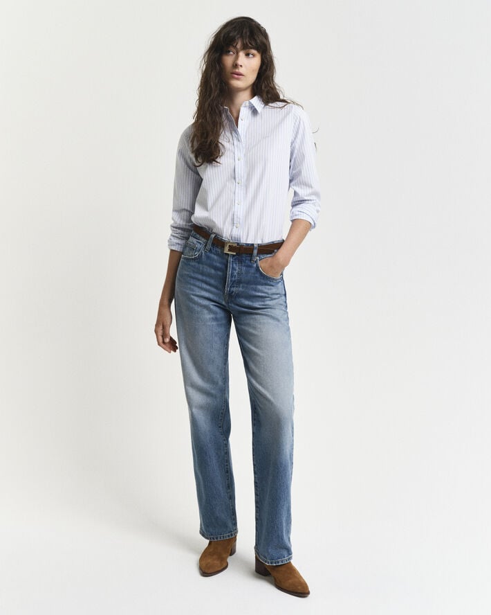 REG CLASSIC POPLIN STRIPED SHIRT