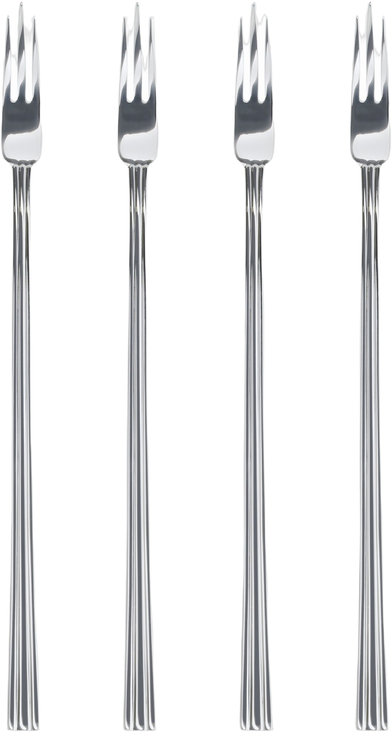 P&aring;l&auml;ggsgaffel Thebe 17,2 cm 4 st Blankt st&aring;l