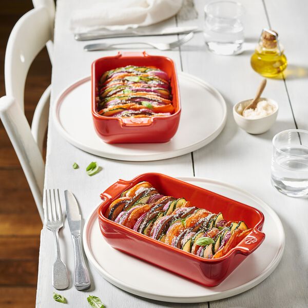 Appolia Rektangulært fad 22 cm Rød