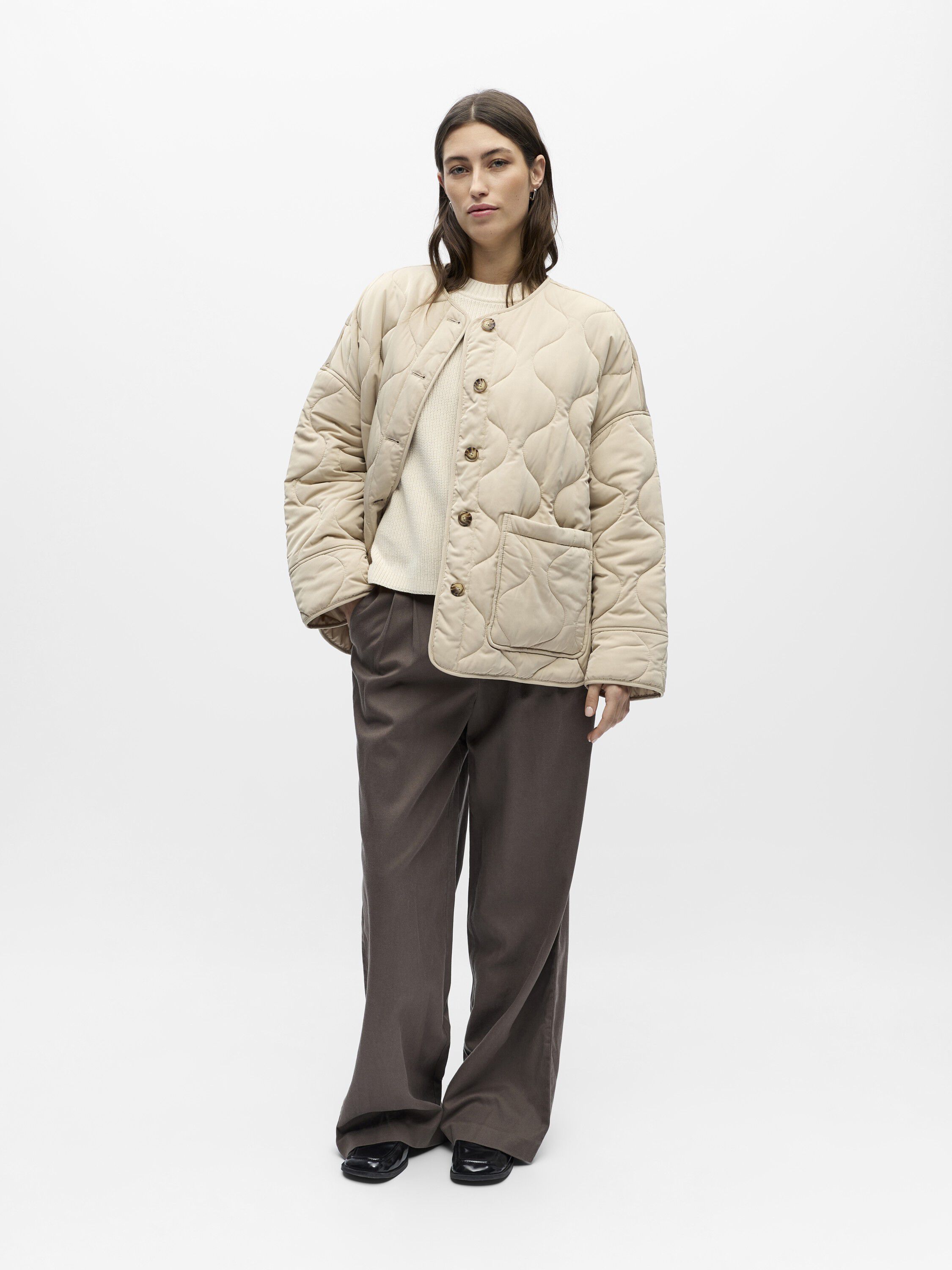 Objallie Ls Lo Quilted Jacka Noos