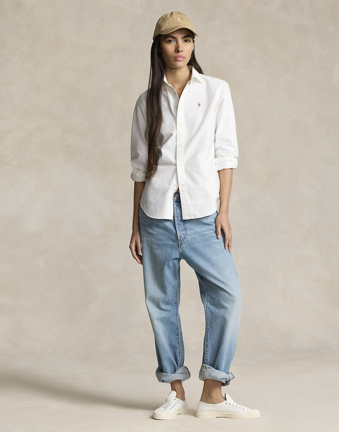 Slim Fit Striped Oxford Shirt