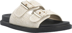 BIAOSLO Buckle Slide Raffia