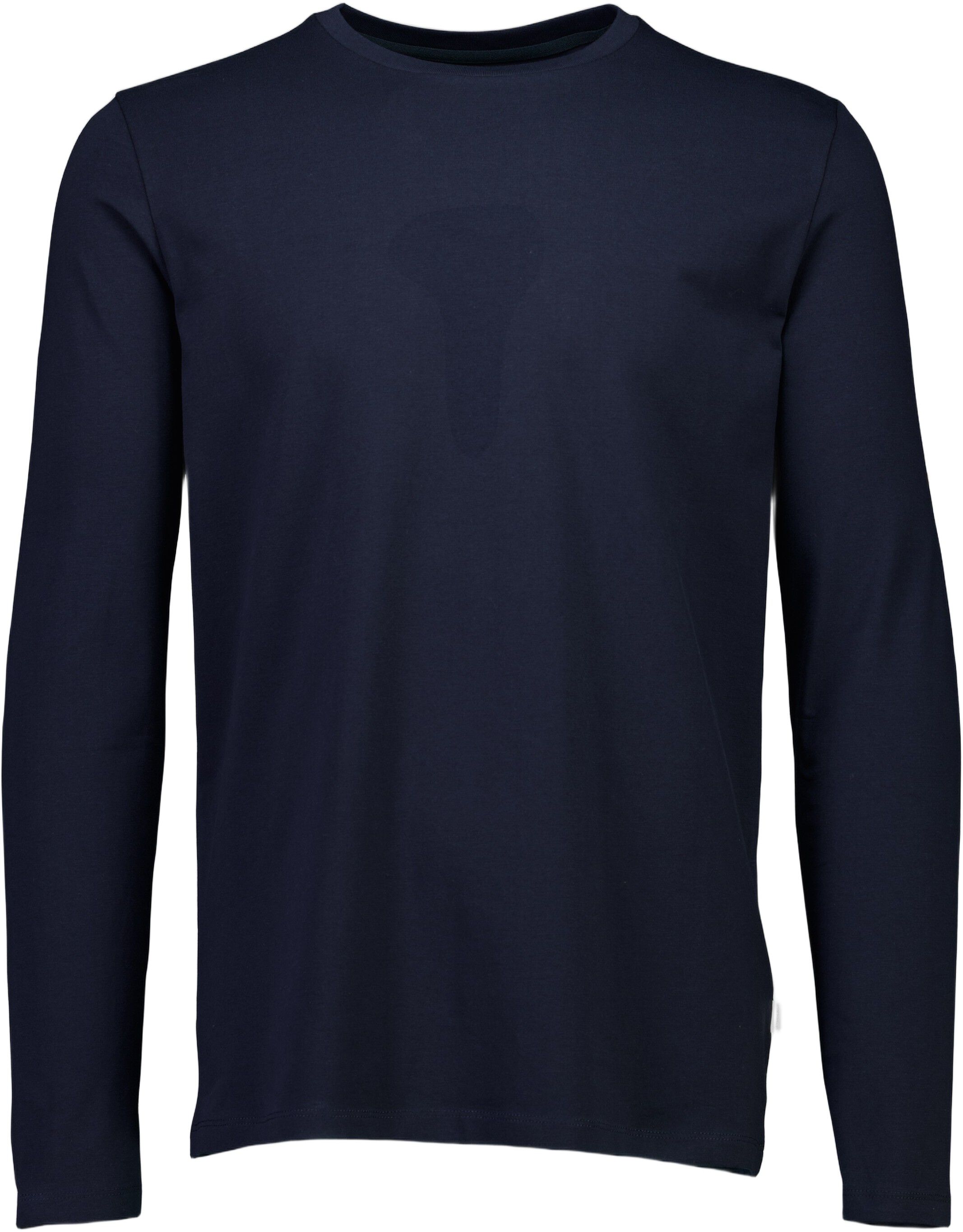 Basic o-neck stretch tee L/S