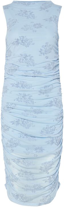 PCMERRY SL RUCHING SHORT DRESS JRS