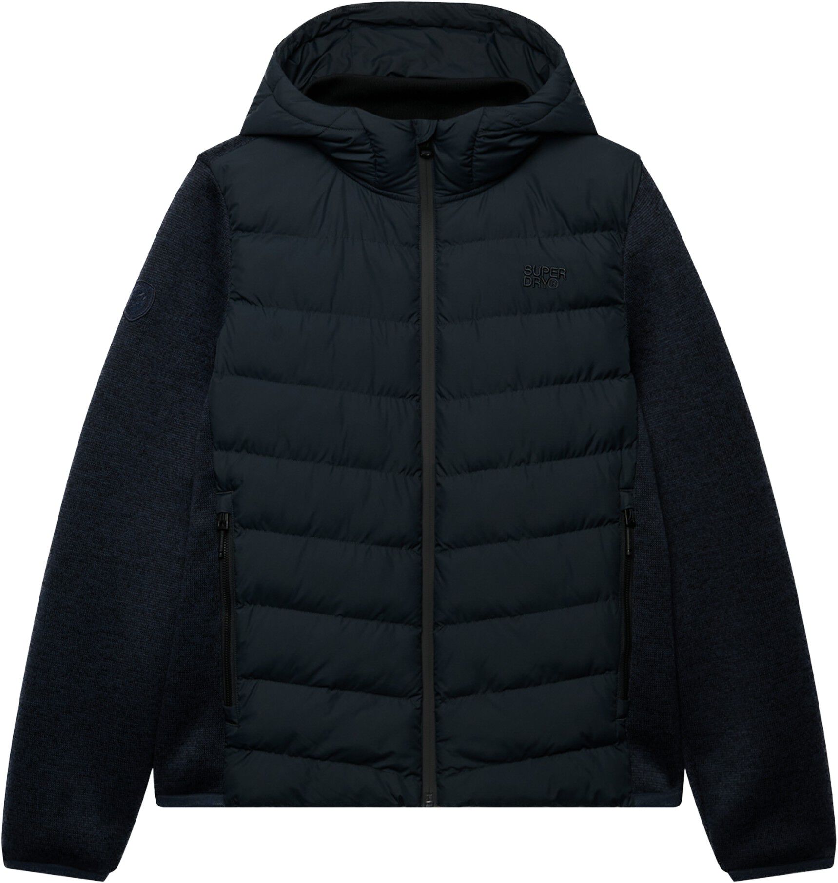 HOODED STORM KNIT HYBRID JKT