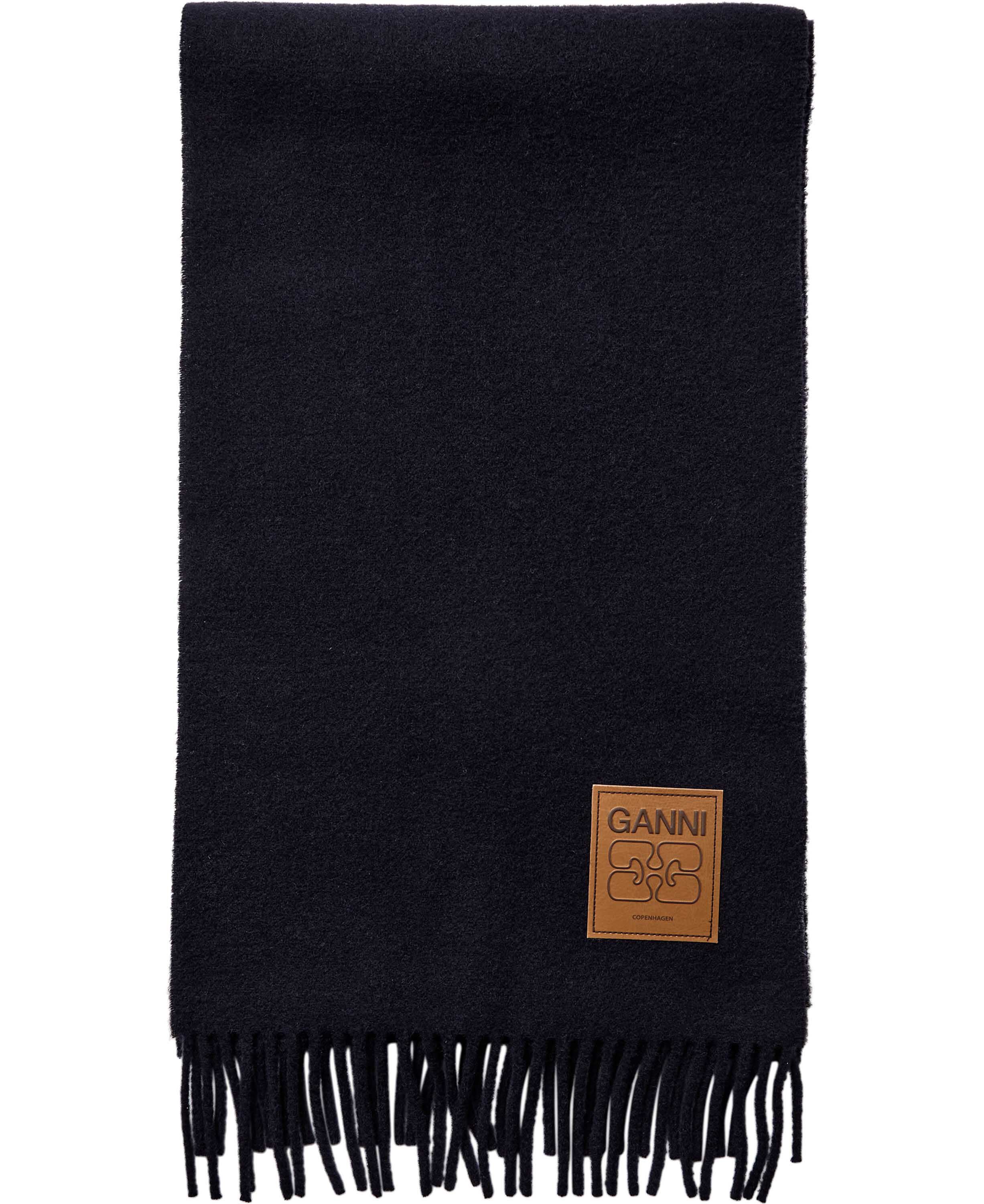 Double Face Wool Solid Scarf