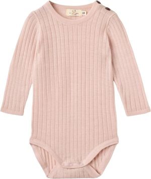 Merino Ls Rib Bodystocking