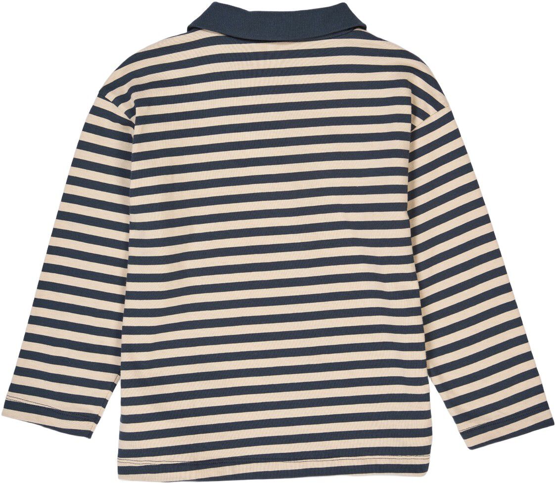 Stripe l/s polo shirt