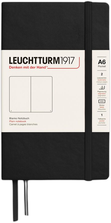 LT1917 Notesbog hardcover blank 185s A6