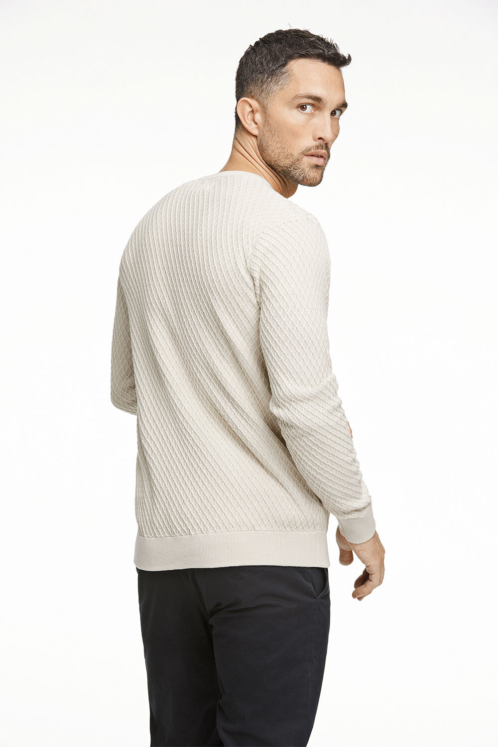 Cable knit jumper