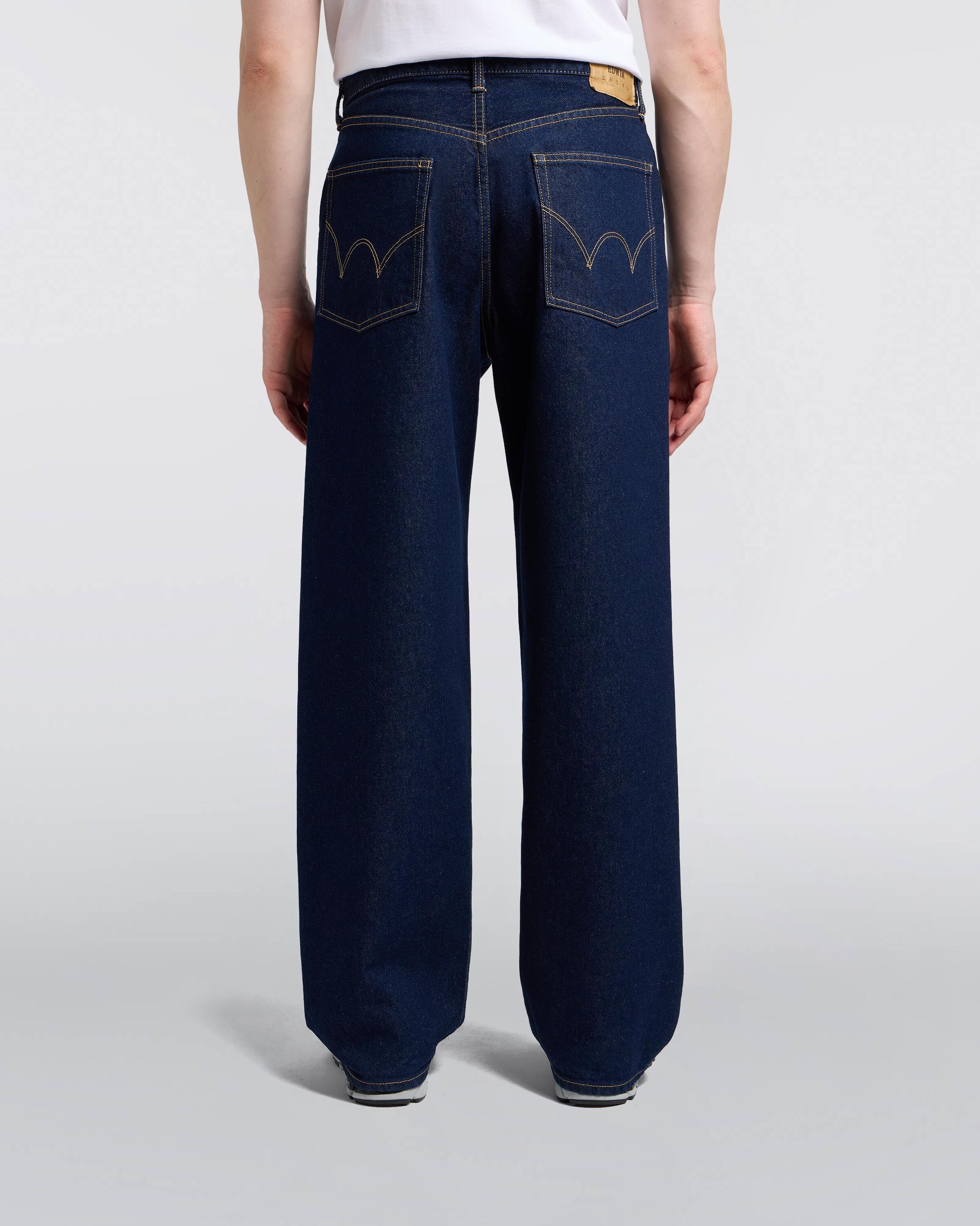 Wide Pant - Blue - Rinsed