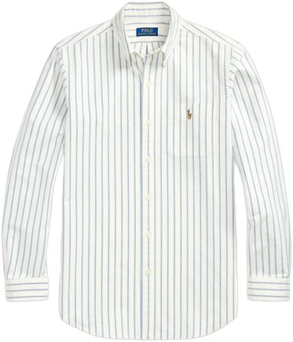 Custom Fit Striped Oxford Shirt
