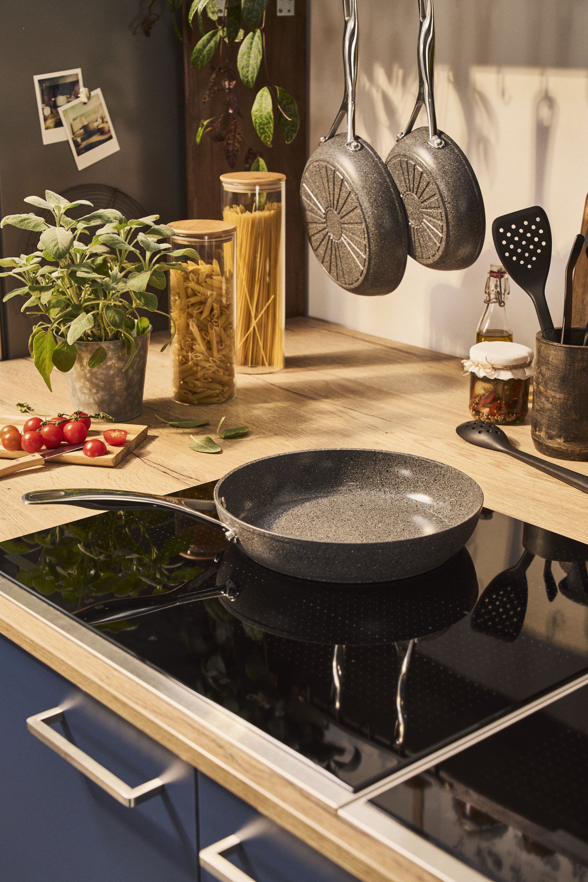 Salina Ceramic Stekpanna, 28 cm, Aluminum, Titanf&ouml;rst&auml;rkt keramisk non