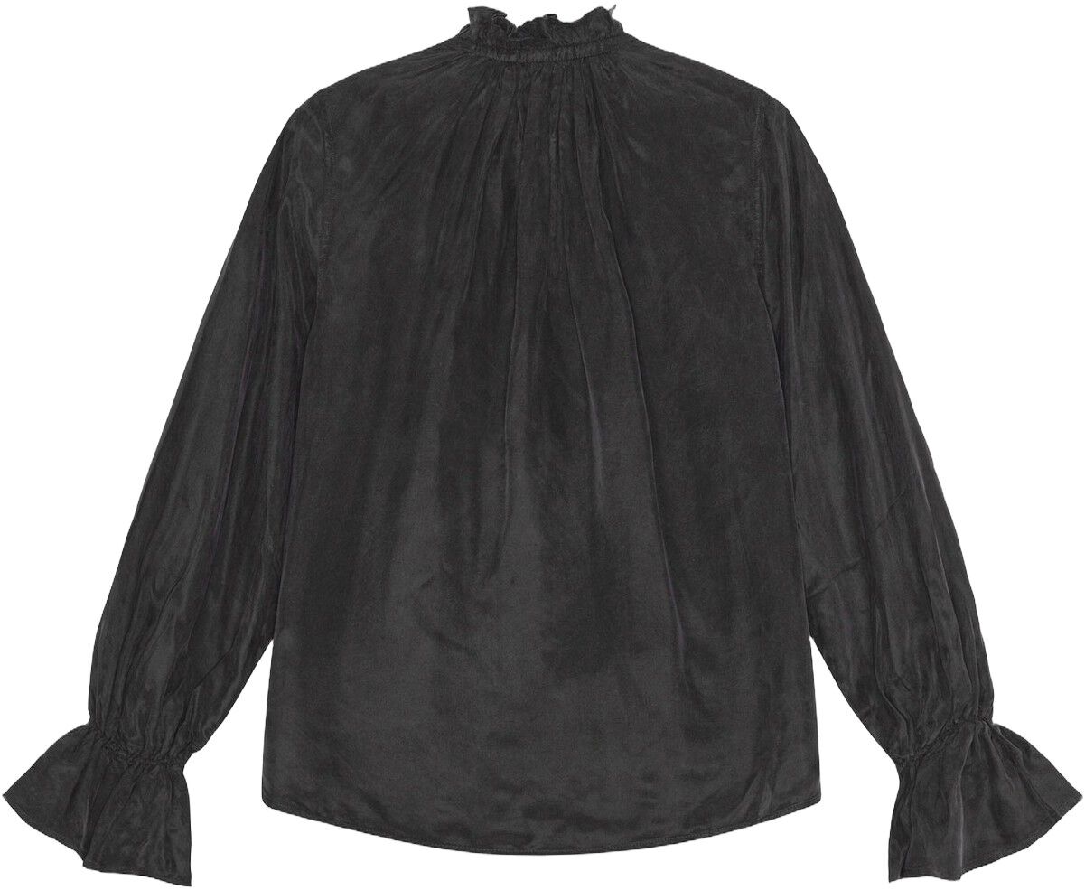 Fluid Cupro Tie String Shirt