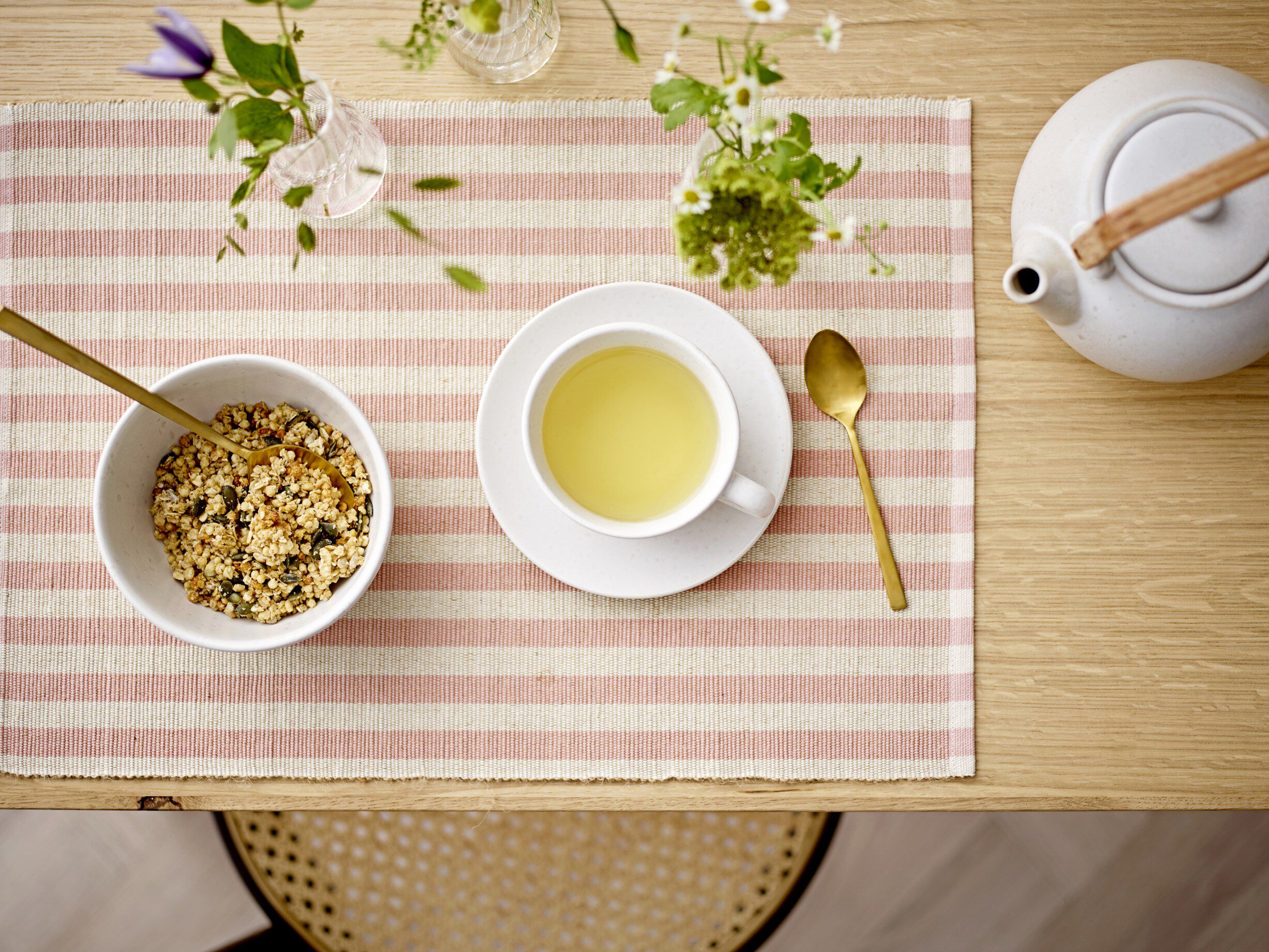 Bordstablett 33x48 2-pack Statement Stripe Rose