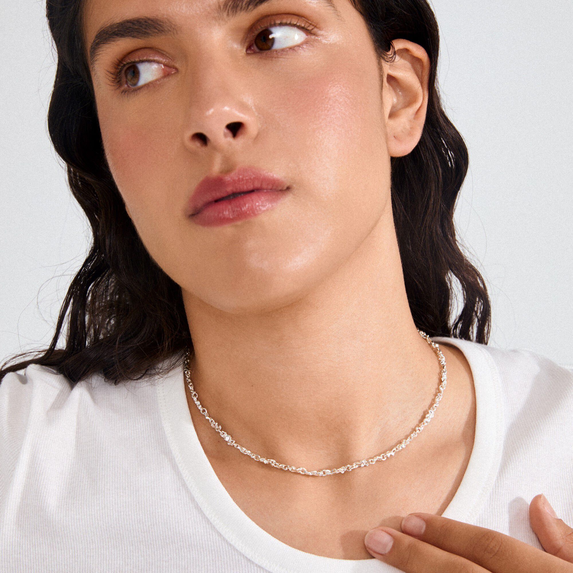 NOVA necklace silver-plated