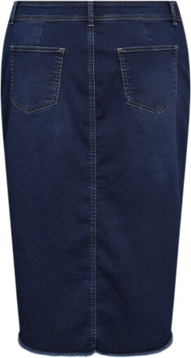 Curvy WA-SUMMER 6 Nederdel M&oslash;rk denim