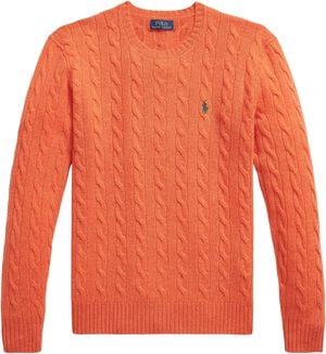Cable-Knit Wool-Cashmere Sweater