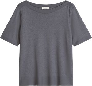 T-shirt, short sleeve, boat neck